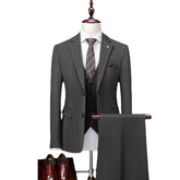 Slim Fit British Style Business Casual Suit Formal Attire